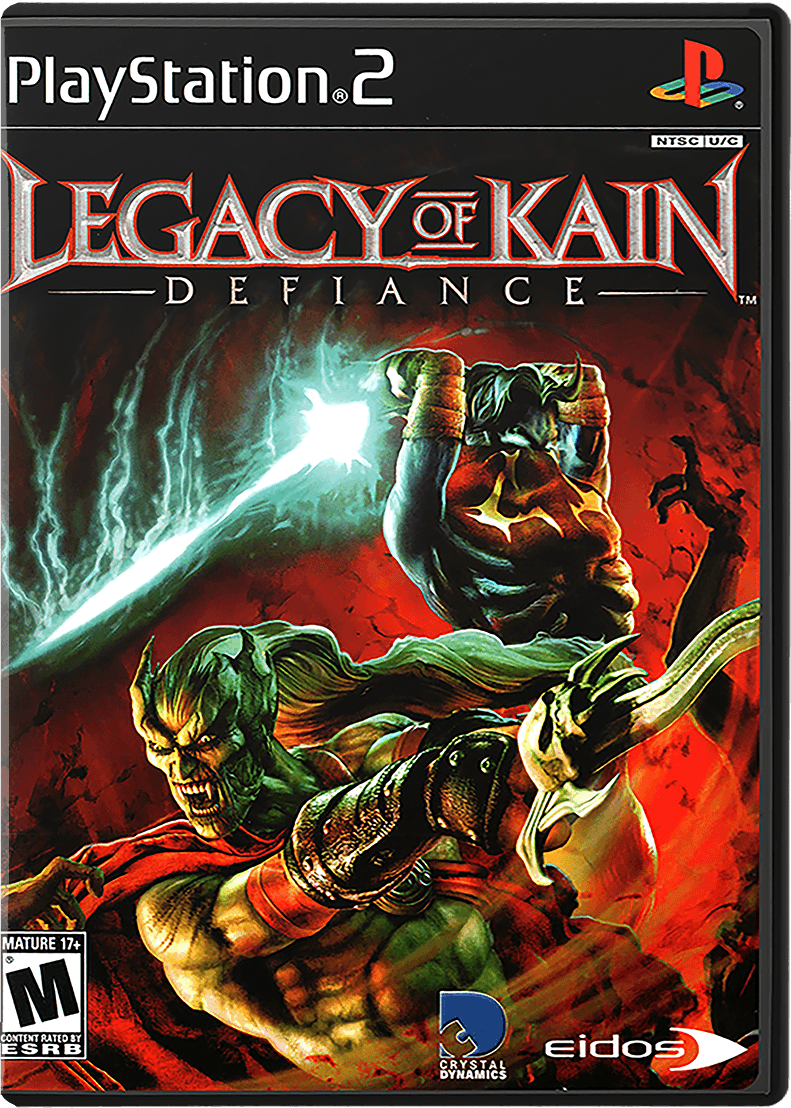 Legacy of Kain Defiance box art for Playstation 2